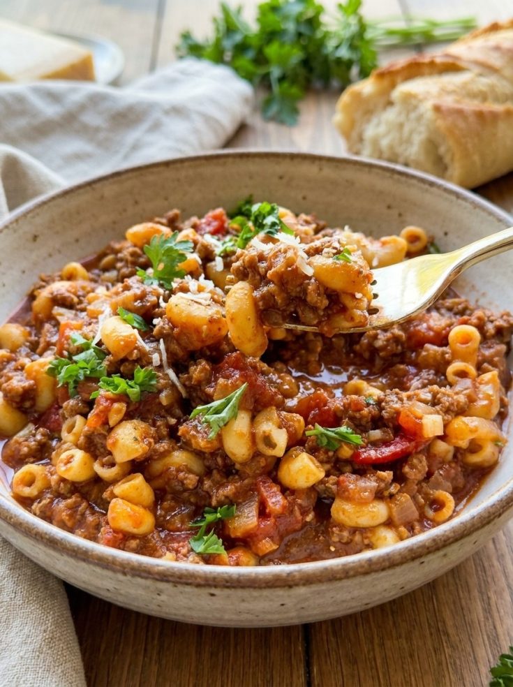 American Beef Goulash - Easy Comfort Food Idea for Dinner