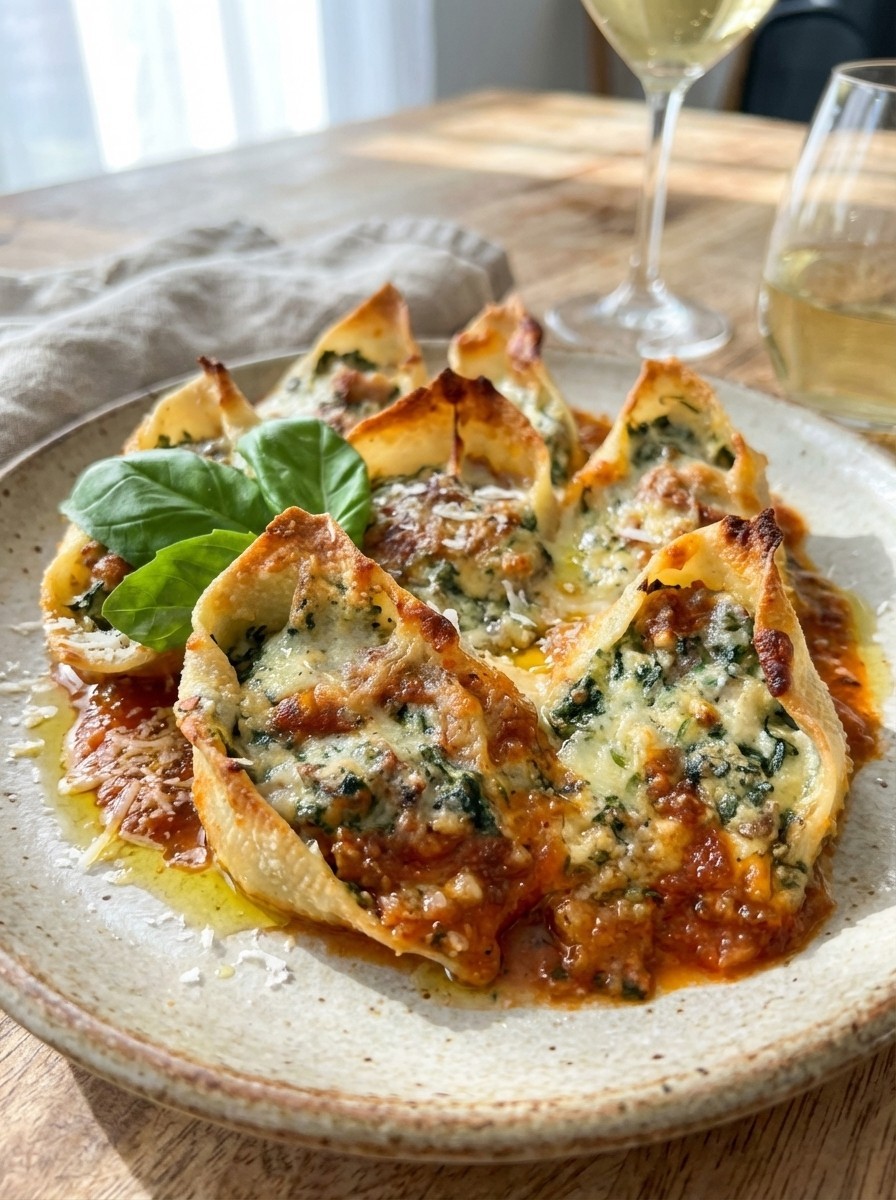 Beef Stuffed Shells With Creamy Ricotta Filling – Cozy Baked Pasta Dinner