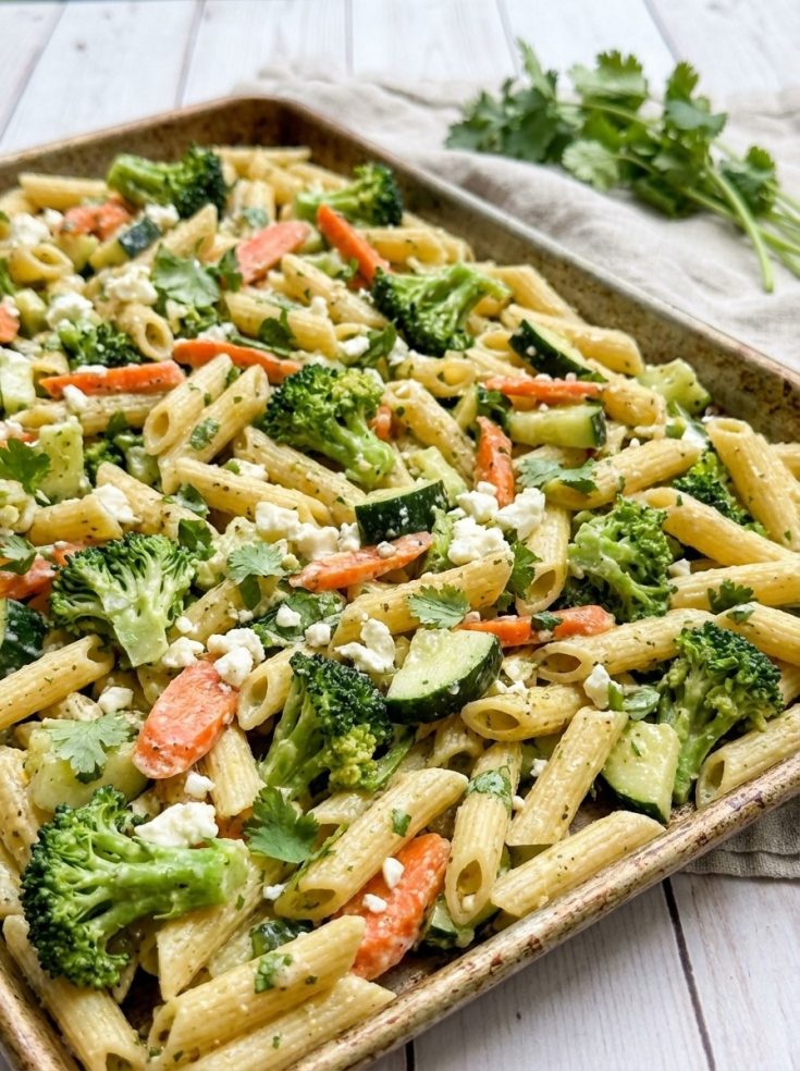 Gluten Free Cold Pasta Salad with Veggies - Easy Healthy Summer Pasta Salad Recipe