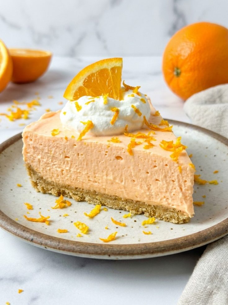N-Bake Creamsicle Pie – Easy Summer Dessert Ideas & Fun Spring Dessert Ideas