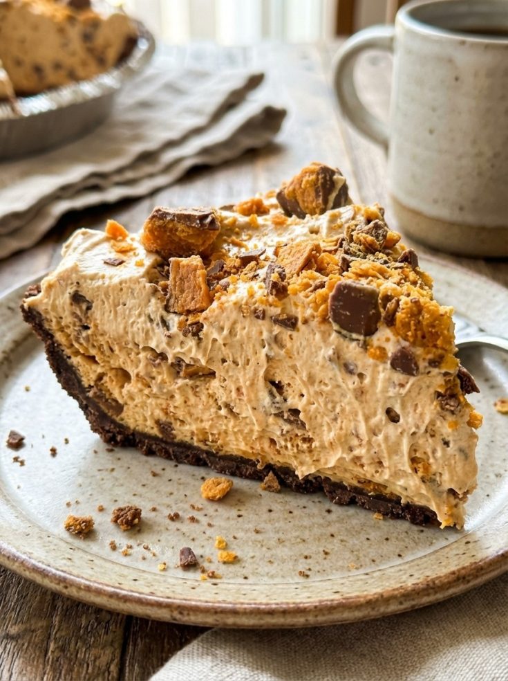 No Bake Butterfinger Pie – Easy Pie Recipes for a Sweet Summer Dessert