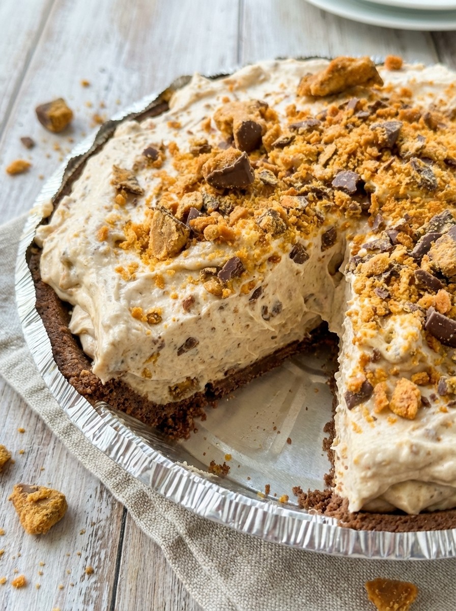 No Bake Butterfinger Pie – Easy Pie Recipes for a Sweet Summer Dessert