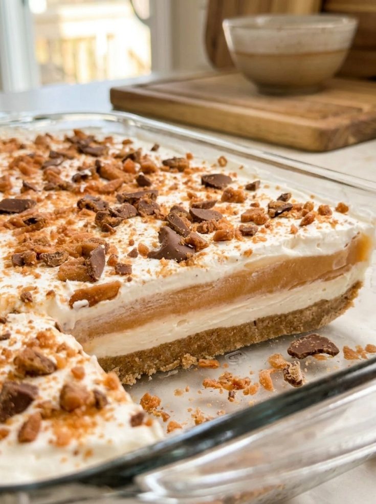 No-Bake Butterscotch Lush – Cold Desserts & Easy Summer Treat