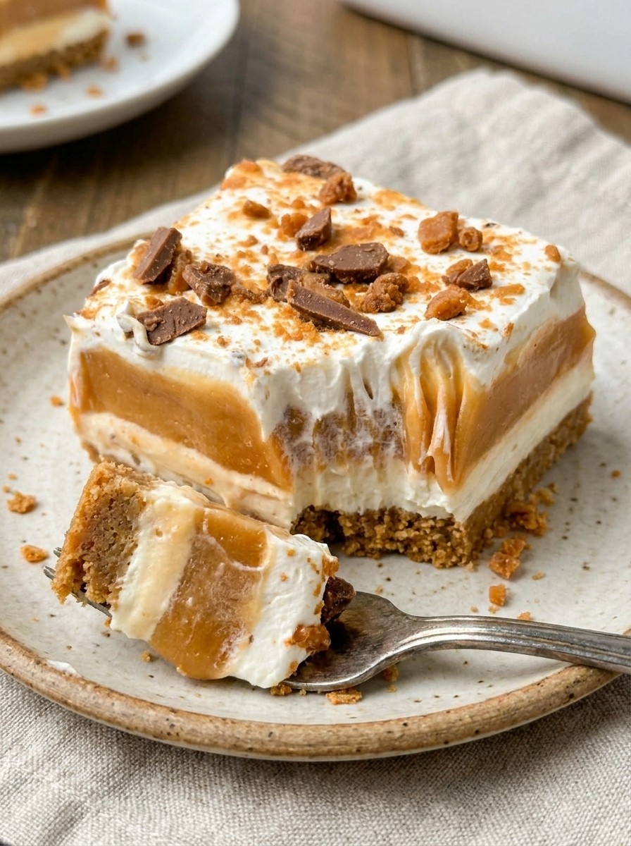 No-Bake Butterscotch Lush – Cold Desserts & Easy Summer Treat