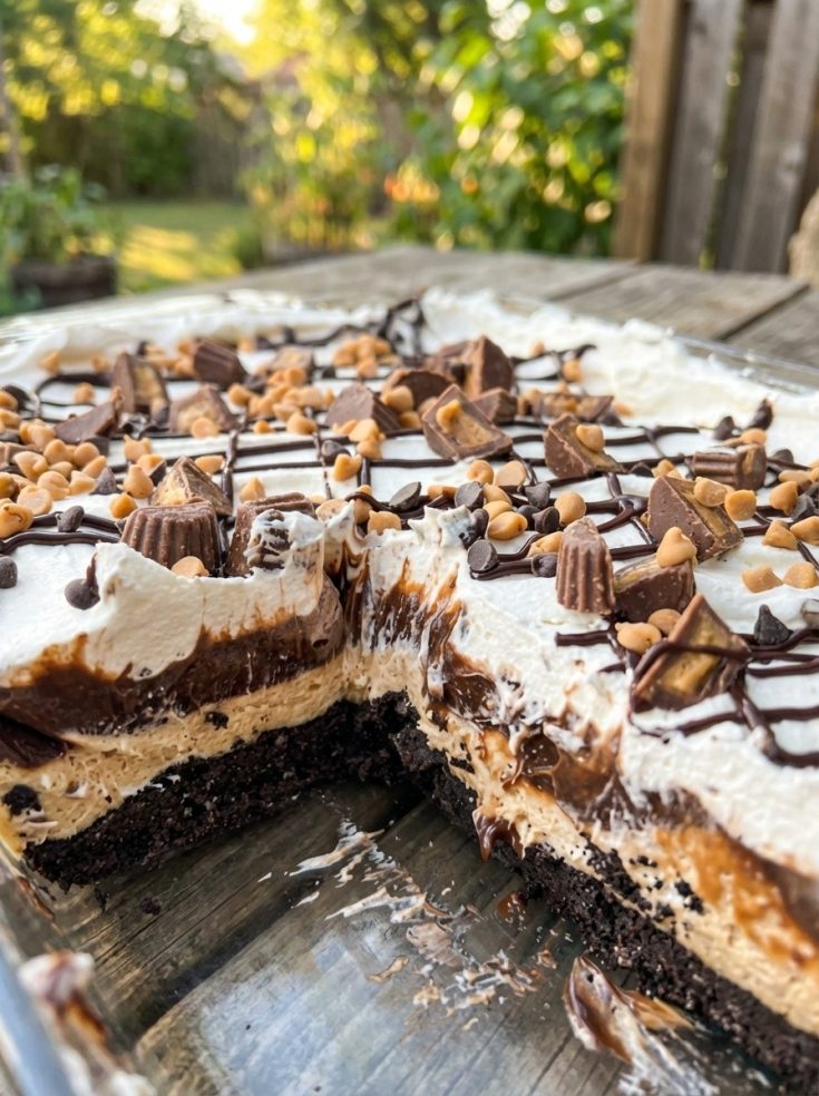 No Bake Chocolate Peanut Butter Lasagna – Crowd-Pleasing Summer Dessert