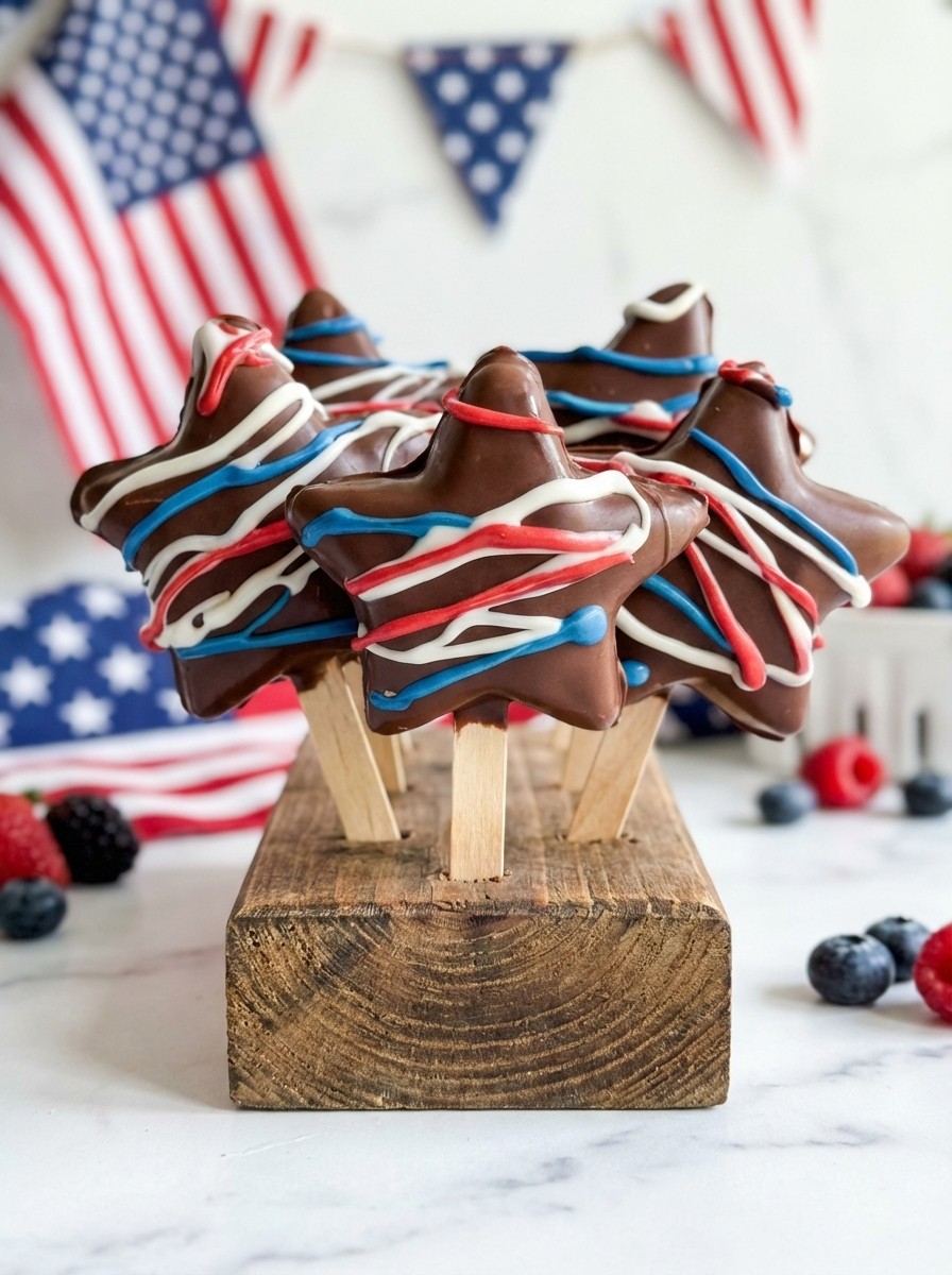 No Bake Patriotic Cheesecake Pops – Easy Desserts for Memorial Day & 4th of July