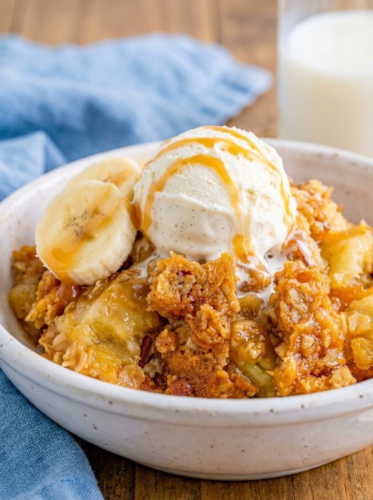 Southern Banana Cobbler – Best Banana Desserts with Ripe Bananas for Summer