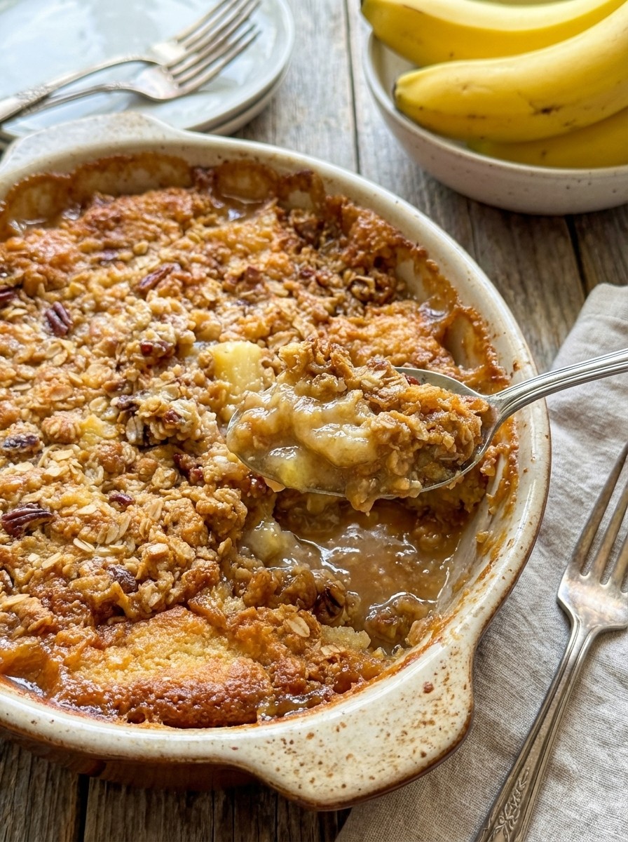 Southern Banana Cobbler – Best Banana Desserts with Ripe Bananas for Summer