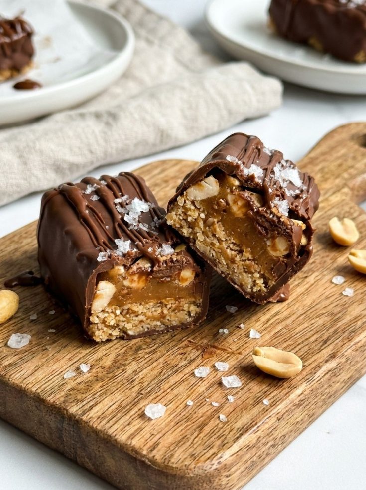 Viral No-Bake Snickers Bar Recipe – Easy Gluten-Free Sweet & Salty Dessert for Summer